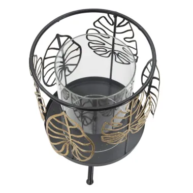 P/CAND Liście Złote Ø 15x23,3 cm MIN 2